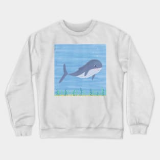 Whale in the ocean Crewneck Sweatshirt